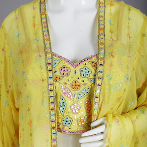 Yellow Indo-Western