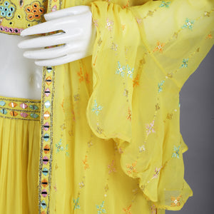 Yellow Indo-Western