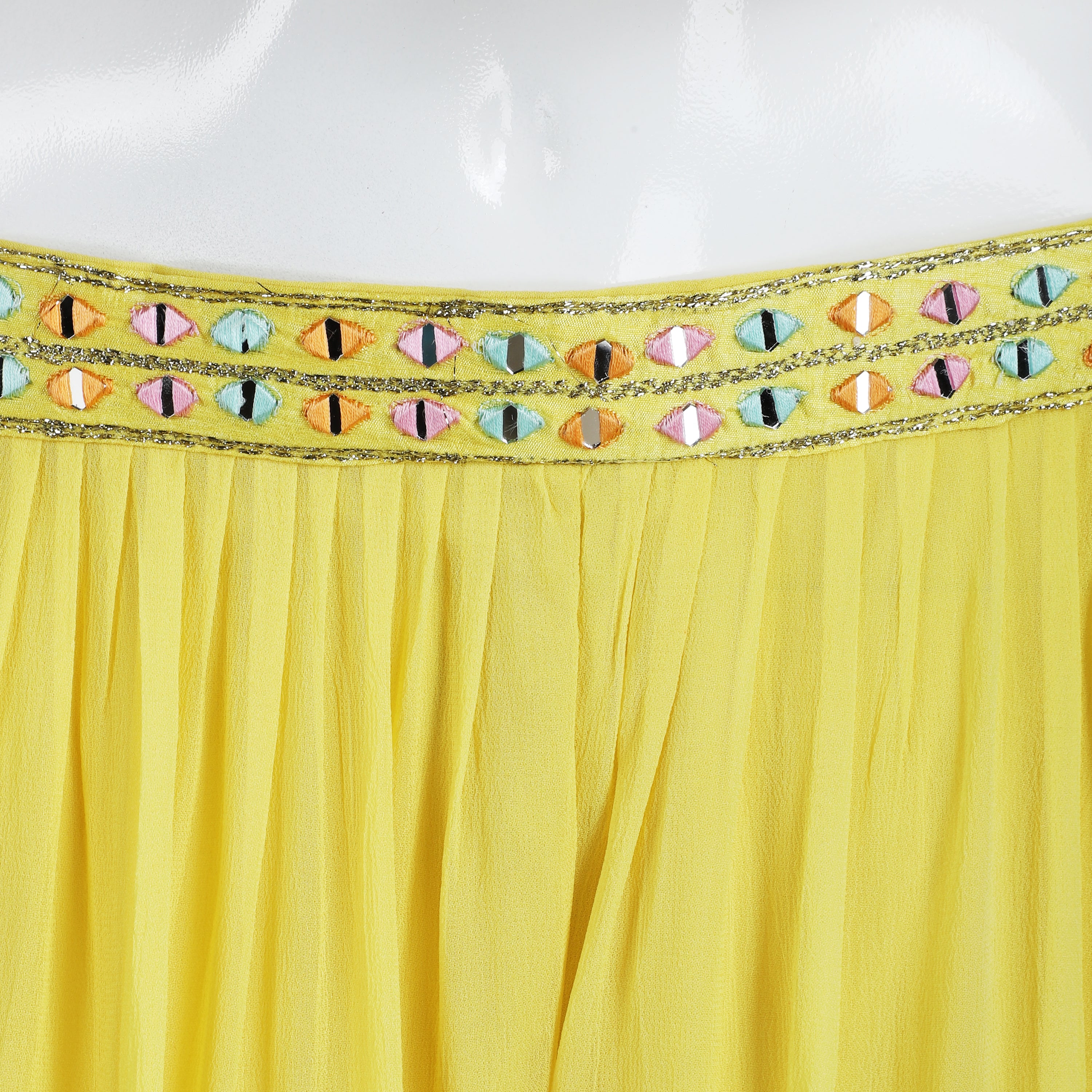 Yellow Indo-Western