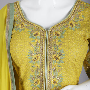 Designer Yellow Sharara