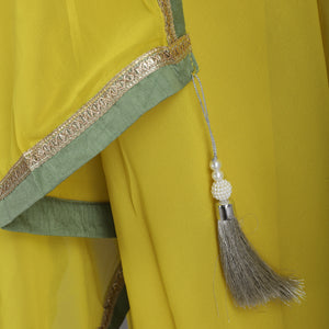 Designer Yellow Sharara