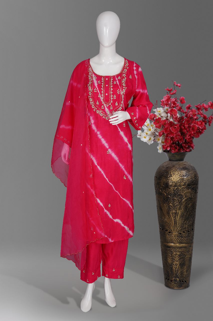 Adorable Pink Pant Suit