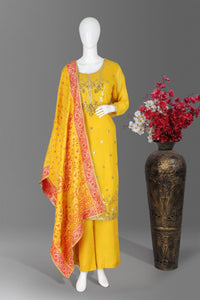 Yellow Beautiful Sharara