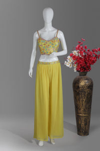 Yellow Indo-Western