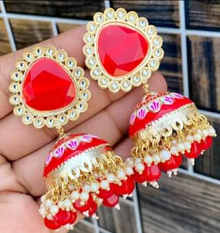 Beautiful Minakari earings