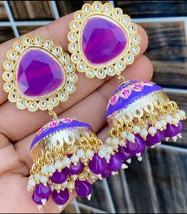 Beautiful Minakari earings