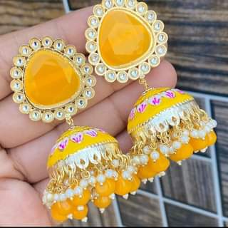 Beautiful Minakari earings