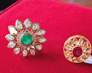 Beautiful Kundan rings