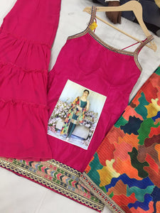 Amazing Pink Sharara