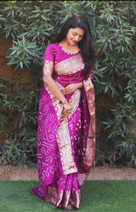 Beautiful Bandani saree